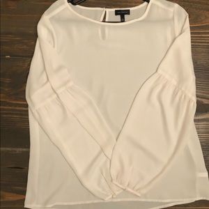 The Limited long sleeve white blouse size L